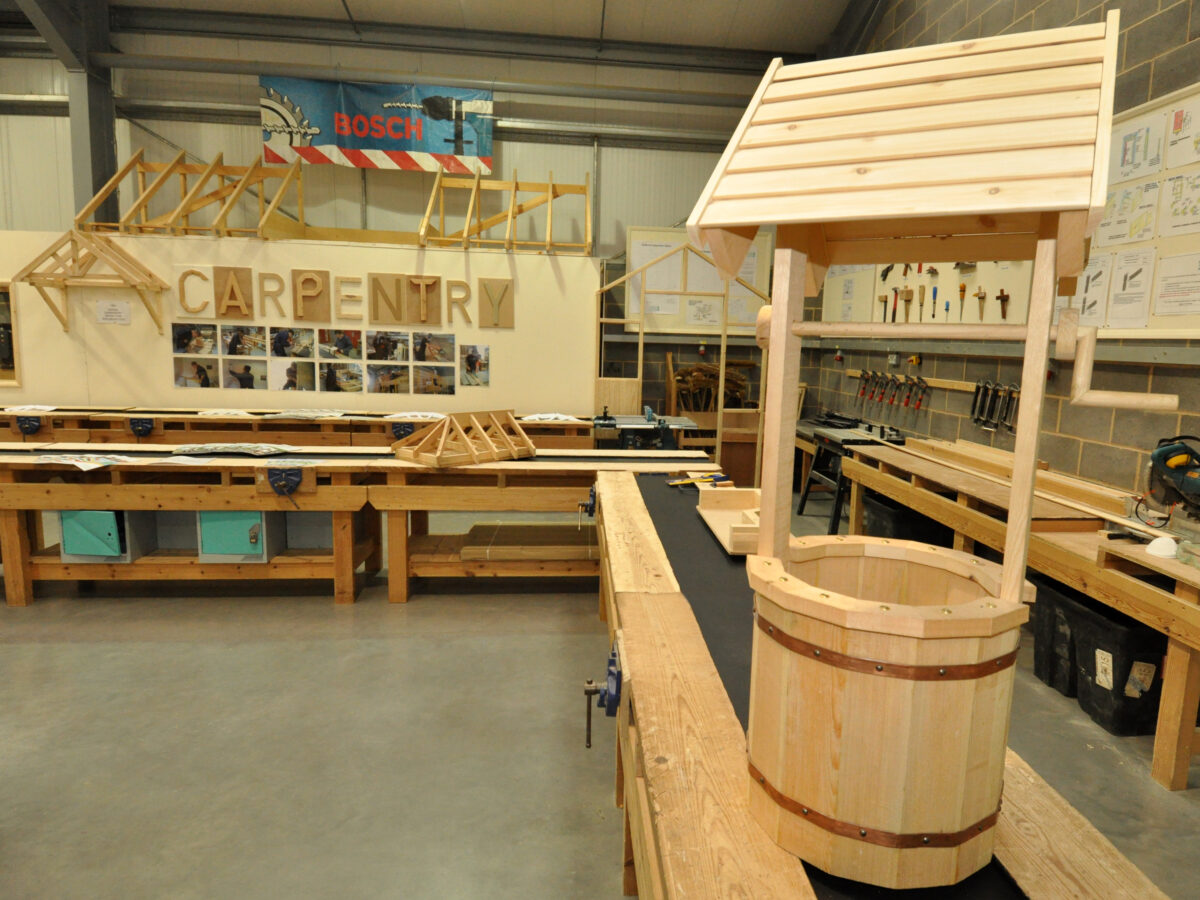 Carpentry Workshop at Higham Campus