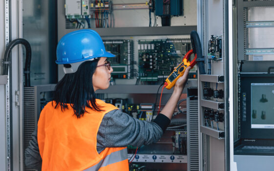 Electrician testing equipment