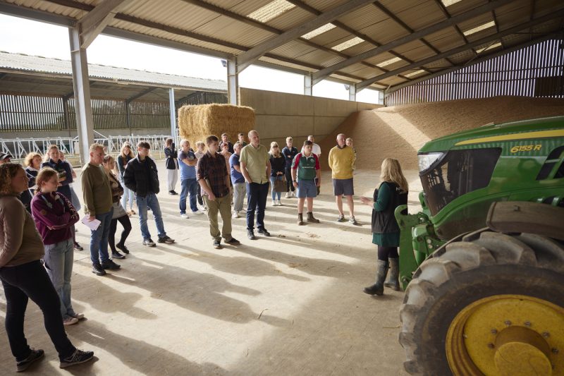 Moulton College Open Day agriculture tour