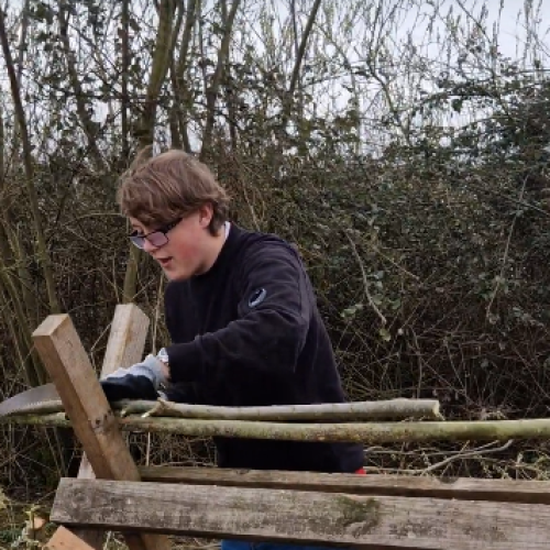 Tommy Level 2 Horticulture student