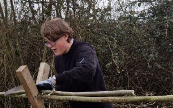 Tommy Level 2 Horticulture student