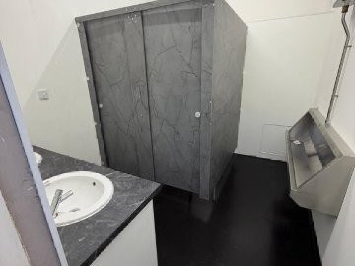 Washroom refurbished by Moulton college students