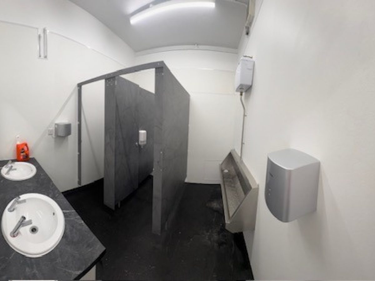 Washroom refurbished by students