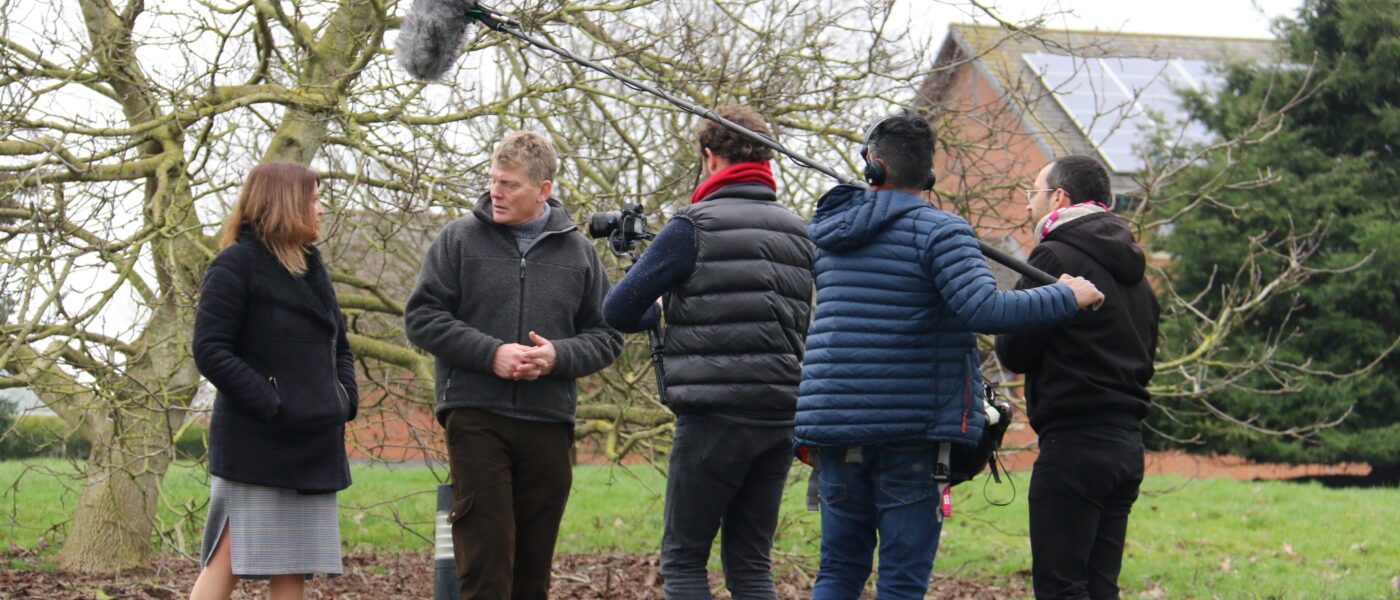 Corrie filming Countryfile