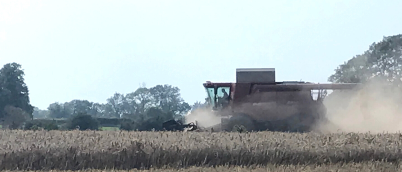 Moulton College Combine Harvester