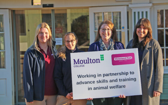 Moulton college and Wicksteed Park working together
