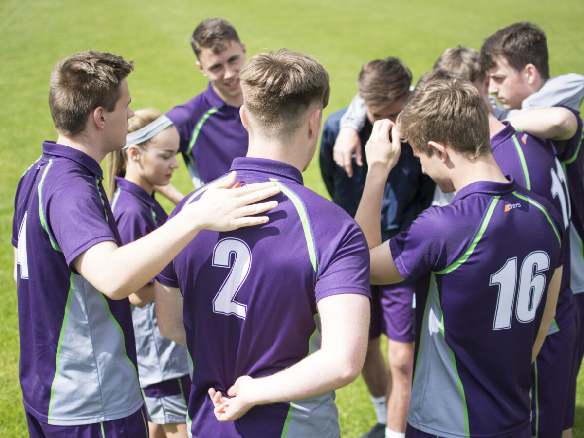 Football Academy Match Huddle