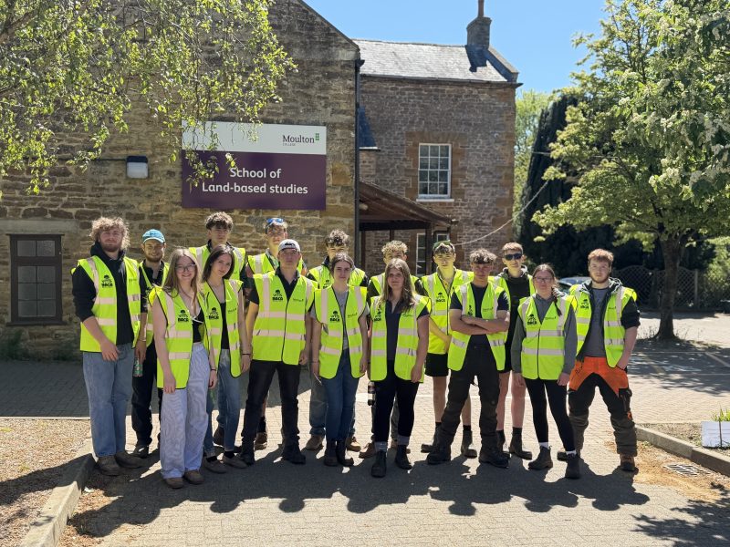 Students with VMS x BACA high0vis donation