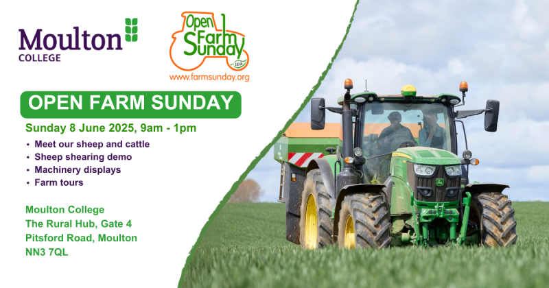 Open Farm Sunday image with tractor