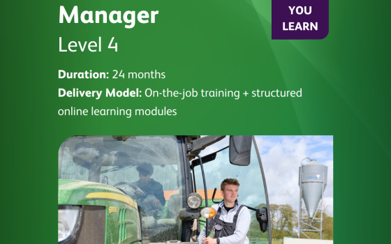 Assistant Farm Manager front page