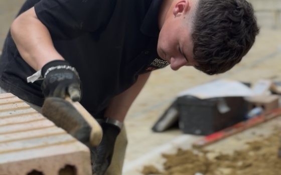 Kaydon | Bricklaying student
